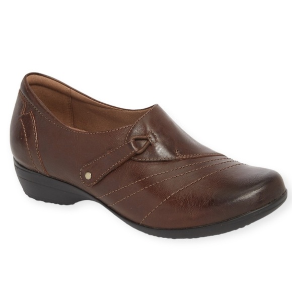 DANSKO Franny Loafer Chocolate Burnished Leather Size 40 NEW - Picture 1 of 10
